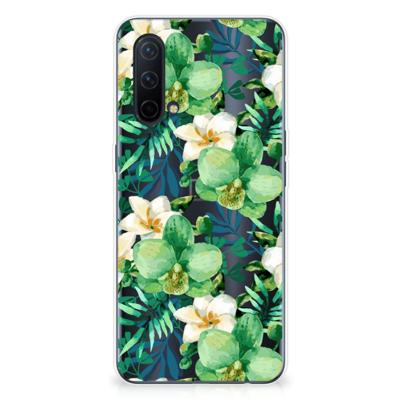 OnePlus Nord CE 5G | TPU Case | Orchidee Groen OnePlus Nord CE 5G | TPU Case | Orchidee Groen