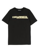 DSQUARED2 KIDS t-shirt en coton à logo imprimé - Noir