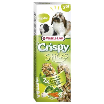 Versele-Laga Crispy Crispy Sticks Konijn&Cavia 2x55g Groente