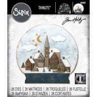 Sizzix • thinlits die set 26pcs snowglobe #2 by tim holtz