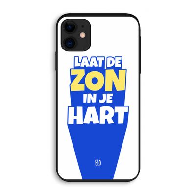Laat de zon in je hart: iPhone 11 Biologisch afbreekbaar hoesje