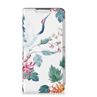 Samsung Galaxy S22 Hoesje maken Bird Flowers