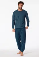 Schiesser heren lange pyjama - Comfort - 181156 - thumbnail