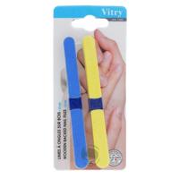 Vitry Nail Care Wooden Backed Nail Files 12cm Vijl Ref.86 6Stuks