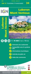 Wandelkaart - Fietskaart 34 Luberon - Mont Ventoux | IGN - Institut Géographique National