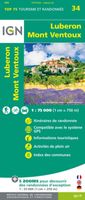 Wandelkaart - Fietskaart 34 Luberon - Mont Ventoux | IGN - Institut Géographique National - thumbnail