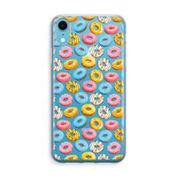 Pink donuts: iPhone XR Transparant Hoesje