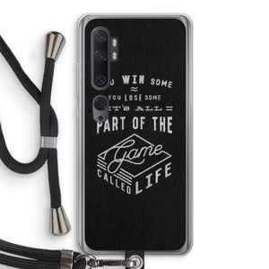 Life: Xiaomi Mi Note 10 Pro Transparant Hoesje met koord