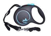 Flexi Black Design S 5 m Geel Hond Intrekbare riem
