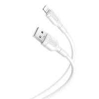 XO NB212 USB-naar-Lightning-kabel - 1m/2.1A - Wit - thumbnail