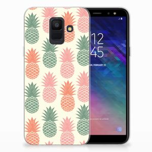 Samsung Galaxy A6 (2018) Siliconen Case Ananas