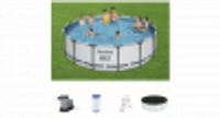 Bestway Steel Pro Max Set Opzetzwembad Rond - Ã 488 x 122 cm