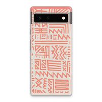Marrakech Pink: Google Pixel 6 Transparant Hoesje