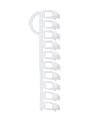 HEMA Glijders voor U-rails wit - 10 stuks (wit)