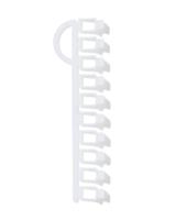 HEMA Glijders voor U-rails wit - 10 stuks (wit)