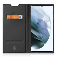 Samsung Galaxy S22 Ultra Book | Wallet Case | Wood Blue