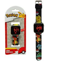 Pokémon LED Horloge Zwart Pokémon LED Horloge Zwart