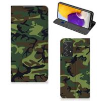 Samsung Galaxy A72 (5G/4G) | Hoesje met Magneet | Army Dark