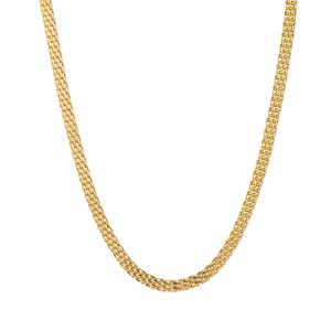 Go Dutch Label Mesh Ketting Goud