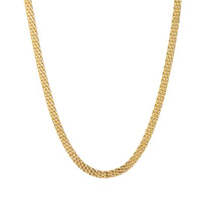 Go Dutch Label Mesh Ketting Goud