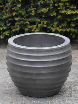 Bloembak light cement 27*34 cm. antraciet