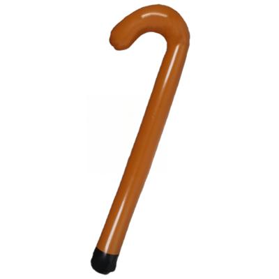 Kruger wandelstok - Opblaasbaar - bruin - 90 cm - Abraham thema - pensioen - feestartikel