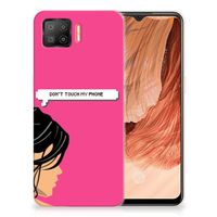 OPPO A73 4G Silicone-hoesje Woman Don't Touch My Phone