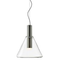 Bomma Phenomena Hanglamp - Cone - Helder - geborsteld zilver