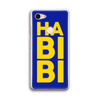 Habibi Blue: Google Pixel 3 Transparant Hoesje