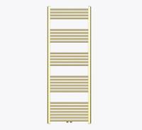 Handdoekradiator Belrad | 160x60 cm | Midden aansluiting | 557 watt | Geborsteld Goud