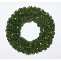 Alaskan Pine krans 35 cm met warm LED kerstboom - Holiday Tree - thumbnail