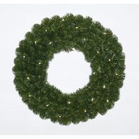 Alaskan Pine krans 35 cm met warm LED kerstboom - Holiday tree