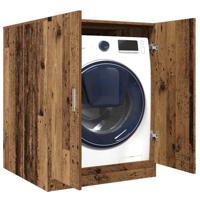 VidaXL Wasmachinekast 70,5x71,5x91,5 cm oud houtkleurig