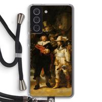 De Nachtwacht: Samsung Galaxy S21 FE Transparant Hoesje met koord