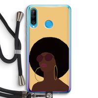 Golden hour: Huawei P30 Lite Transparant Hoesje met koord