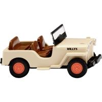 Wiking 0010 01 H0 Auto Willys Jeep CJ-3A, elfenbeige