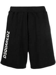 DSQUARED2 short à logo imprimé - Noir