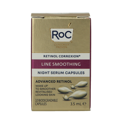 ROC Retinol correxion line smoothing night serum 10 Capsules