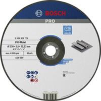 Bosch Accessories Standard for Metal 2608619776 Doorslijpschijf gebogen 230 mm 1 stuk(s) Metaal