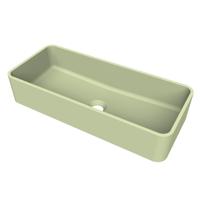 Arcqua Case waskom - rechthoek - 60x26cm - mat pastel groen WAS701799 Arcqua Case waskom - rechthoek - 60x26cm - mat pastel groen WAS701799