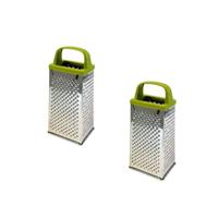 Rasper Fackelmann Zero Staal Roestvrij staal/Hout 2 Stuks Rasper Fackelmann Zero Staal Roestvrij staal/Hout 2 Stuks
