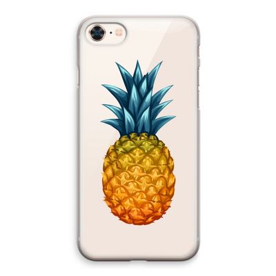Grote ananas: iPhone 8 Transparant Hoesje