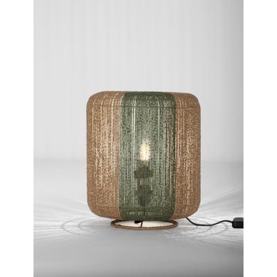 Lyora TafellampDena Ø 33cm bruin met groen - 9586612