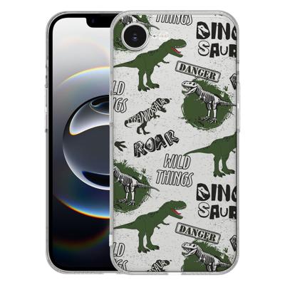 TPU Hoesje iPhone 16e - Dinosaurus Backcover