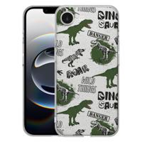 TPU Hoesje iPhone 16e - Dinosaurus Backcover