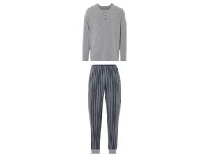 LIVERGY Heren pyjama (Grijs, S)