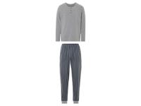LIVERGY Heren pyjama (Grijs, S)