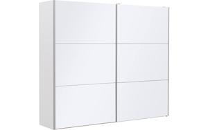 Goossens Kledingkast Easy Storage Sdk, 253 cm breed, 220 cm hoog, 2x 3 paneel glas schuifdeuren