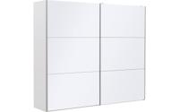 Goossens Kledingkast Easy Storage Sdk, 253 cm breed, 220 cm hoog, 2x 3 paneel glas schuifdeuren