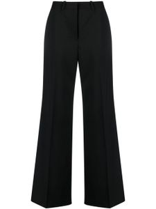 Marine Serre pantalon de tailleur à coupe ample - Noir